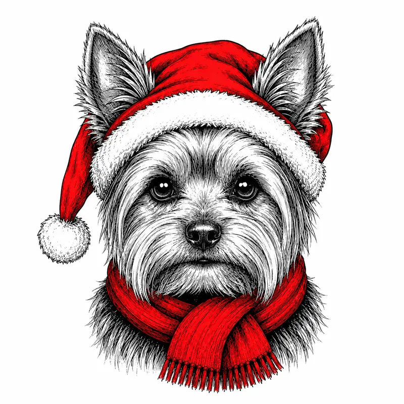 Santa Paws Christmas Dog Sweatshirt – 50 Dog Breed Designs, Funny Holiday Crewneck Gift for Dog Lovers