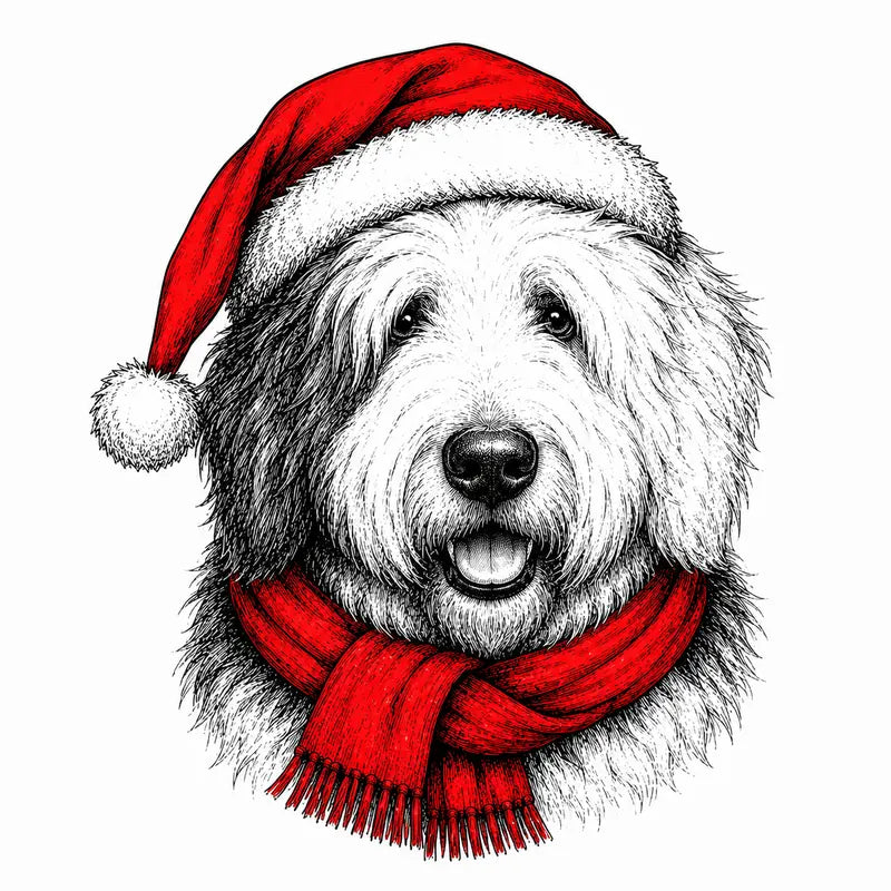 Santa Paws Christmas Dog Sweatshirt – 50 Dog Breed Designs, Funny Holiday Crewneck Gift for Dog Lovers