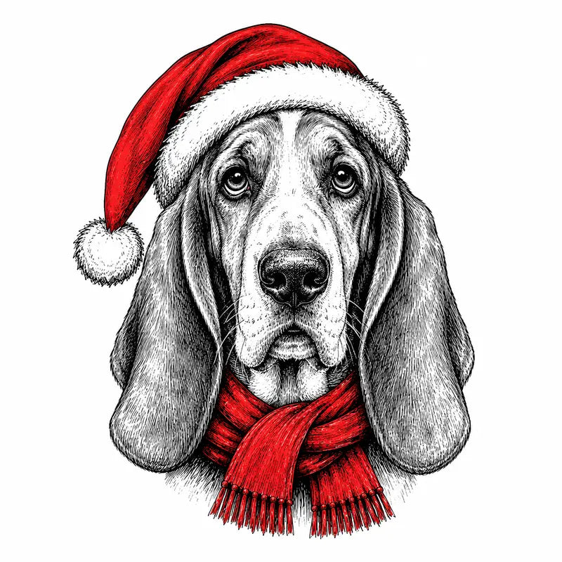 Santa Paws Christmas Dog Sweatshirt – 50 Dog Breed Designs, Funny Holiday Crewneck Gift for Dog Lovers