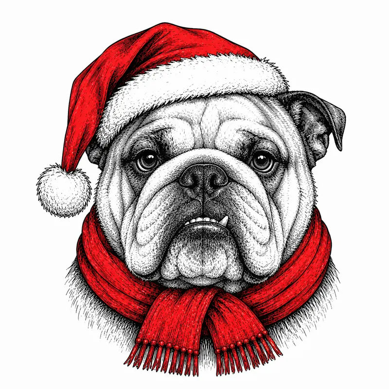 Santa Paws Christmas Dog Sweatshirt – 50 Dog Breed Designs, Funny Holiday Crewneck Gift for Dog Lovers
