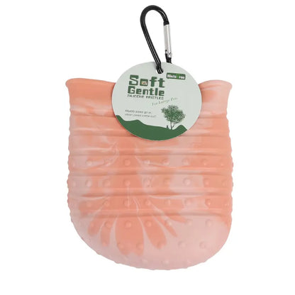 2-in-1 Silicone Dog Paw Cleaner & Grooming Brush with Carabiner