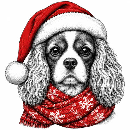 Santa Paws Christmas Dog Sweatshirt – 50 Dog Breed Designs, Funny Holiday Crewneck Gift for Dog Lovers