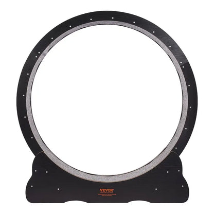 VEVOR 43.3" Wooden Cat Exercise Wheel – Quiet Indoor Cat Treadmill with Detachable Mat, Stable Base & 25 lb Capacity