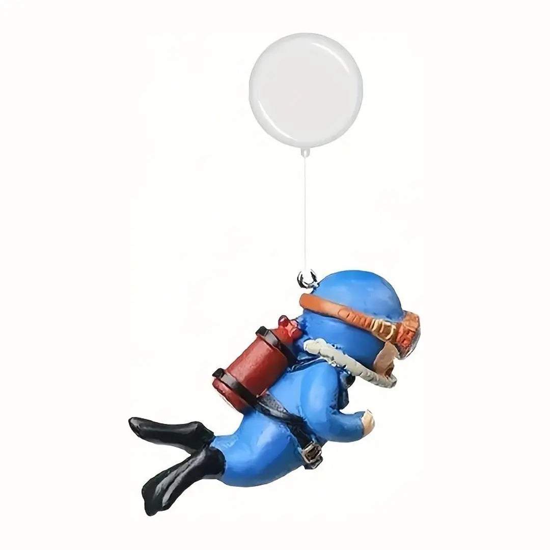 4-Piece Floating Aquarium Diver Decoration Set – Fun Fish Tank Ornaments & Underwater Landscape Accessories