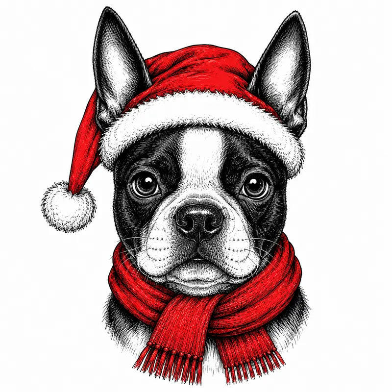 Santa Paws Christmas Dog Sweatshirt – 50 Dog Breed Designs, Funny Holiday Crewneck Gift for Dog Lovers