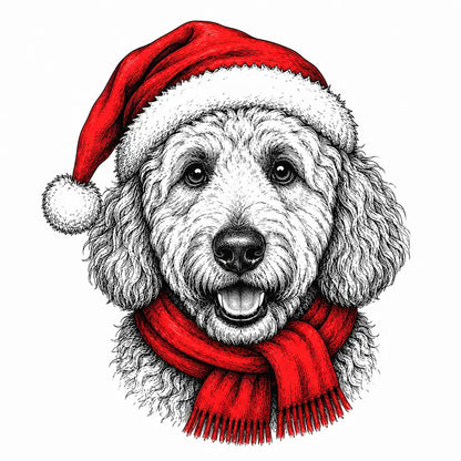 Santa Paws Christmas Dog Sweatshirt – 50 Dog Breed Designs, Funny Holiday Crewneck Gift for Dog Lovers