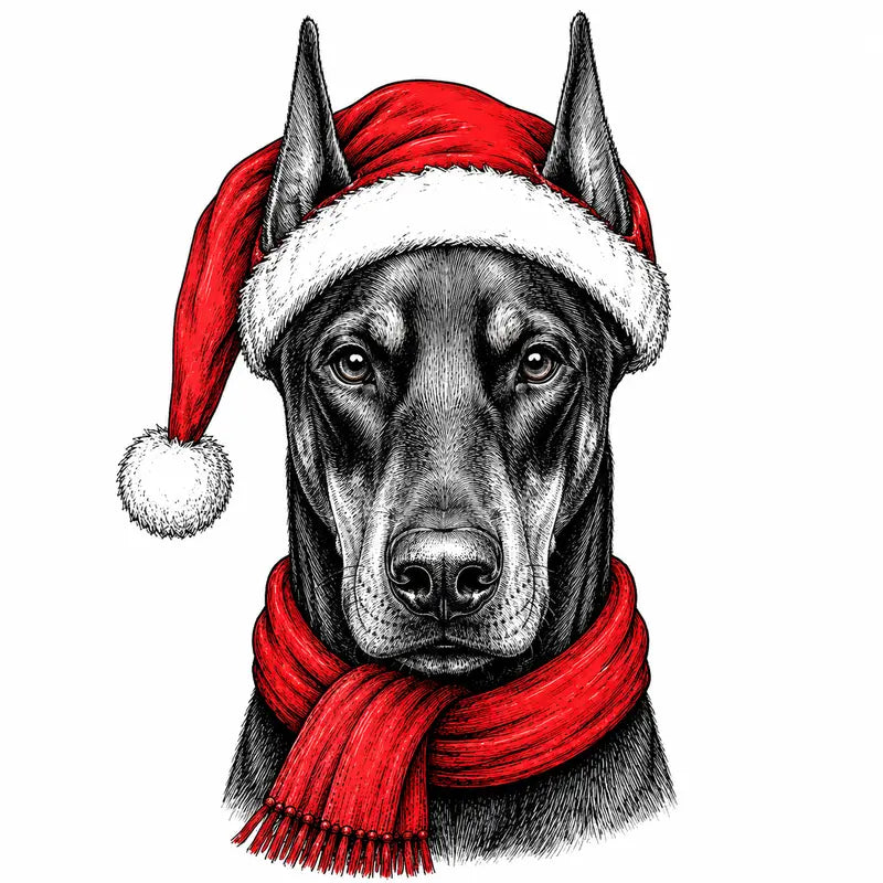 Santa Paws Christmas Dog Sweatshirt – 50 Dog Breed Designs, Funny Holiday Crewneck Gift for Dog Lovers