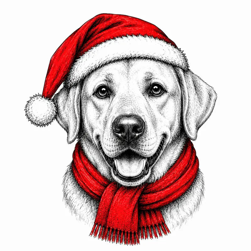 Santa Paws Christmas Dog Sweatshirt – 50 Dog Breed Designs, Funny Holiday Crewneck Gift for Dog Lovers