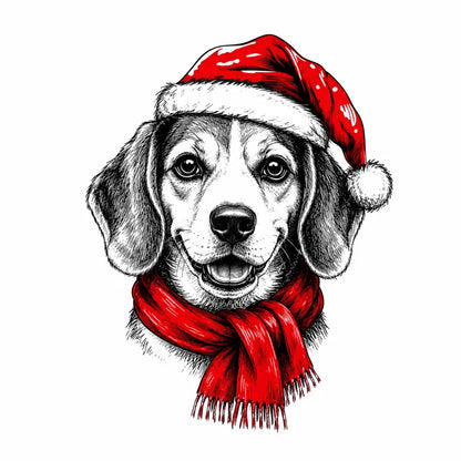 Santa Paws Christmas Dog Sweatshirt – 50 Dog Breed Designs, Funny Holiday Crewneck Gift for Dog Lovers