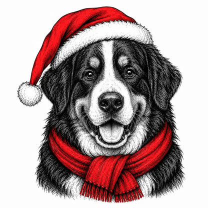 Santa Paws Christmas Dog Sweatshirt – 50 Dog Breed Designs, Funny Holiday Crewneck Gift for Dog Lovers
