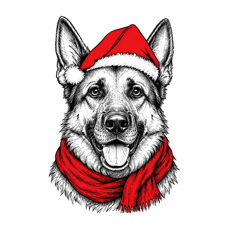 Santa Paws Christmas Dog Sweatshirt – 50 Dog Breed Designs, Funny Holiday Crewneck Gift for Dog Lovers