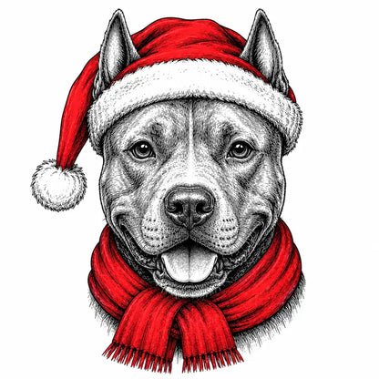 Santa Paws Christmas Dog Sweatshirt – 50 Dog Breed Designs, Funny Holiday Crewneck Gift for Dog Lovers