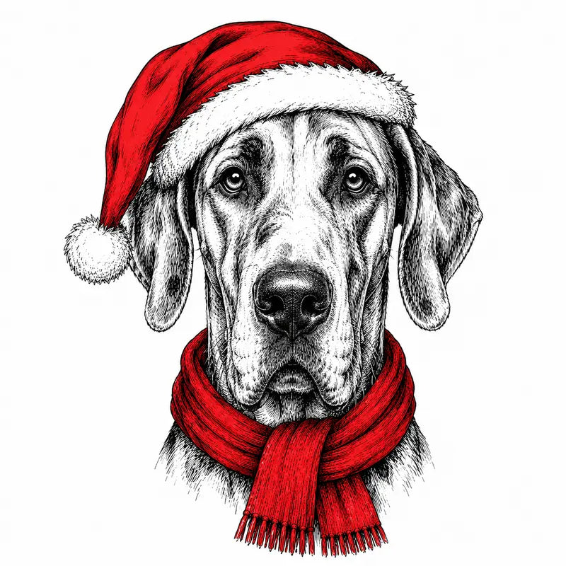 Santa Paws Christmas Dog Sweatshirt – 50 Dog Breed Designs, Funny Holiday Crewneck Gift for Dog Lovers